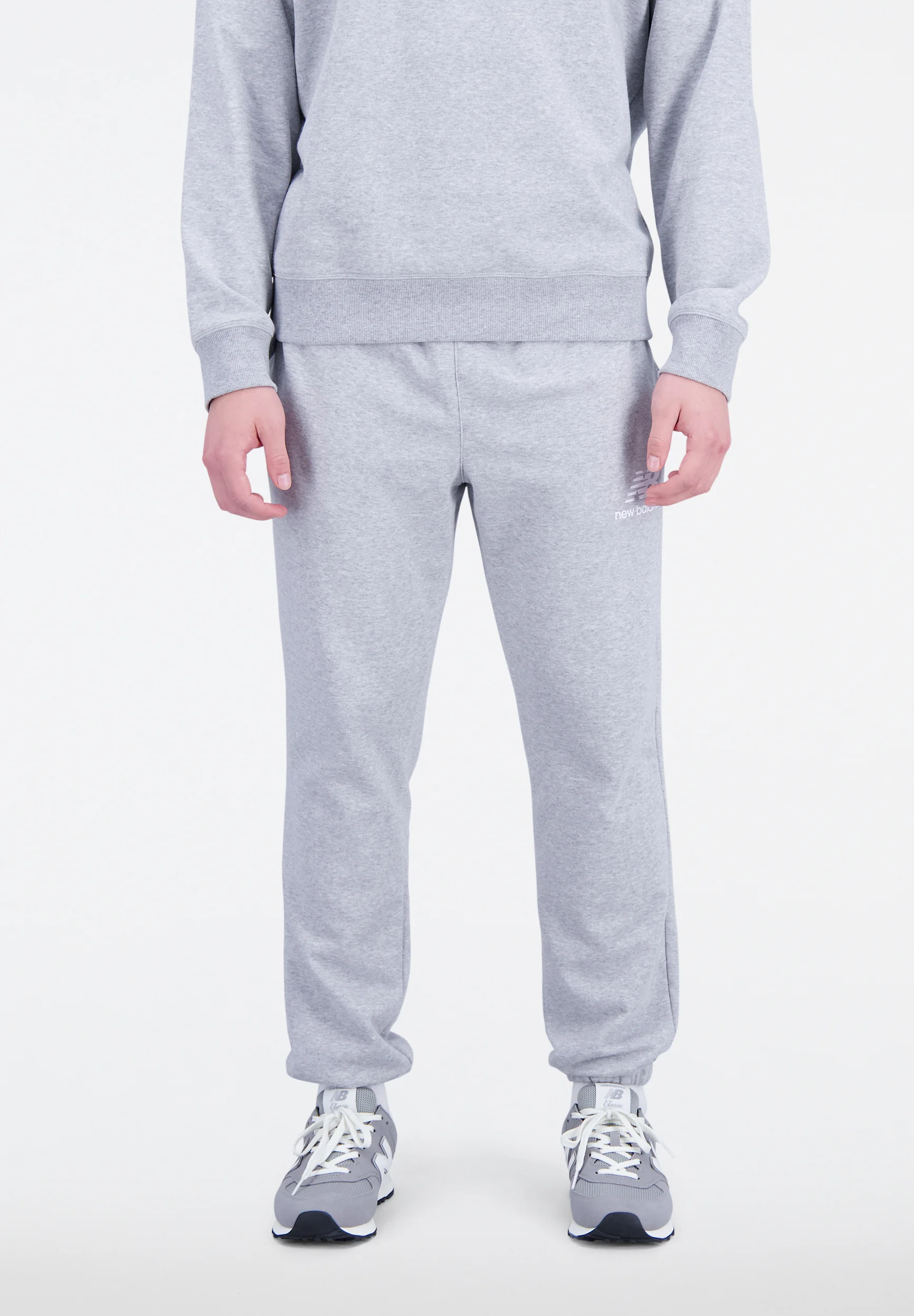 New Balance ESSENTIALS STACKED LOGO FRENCH TER - Pantalón deportivo