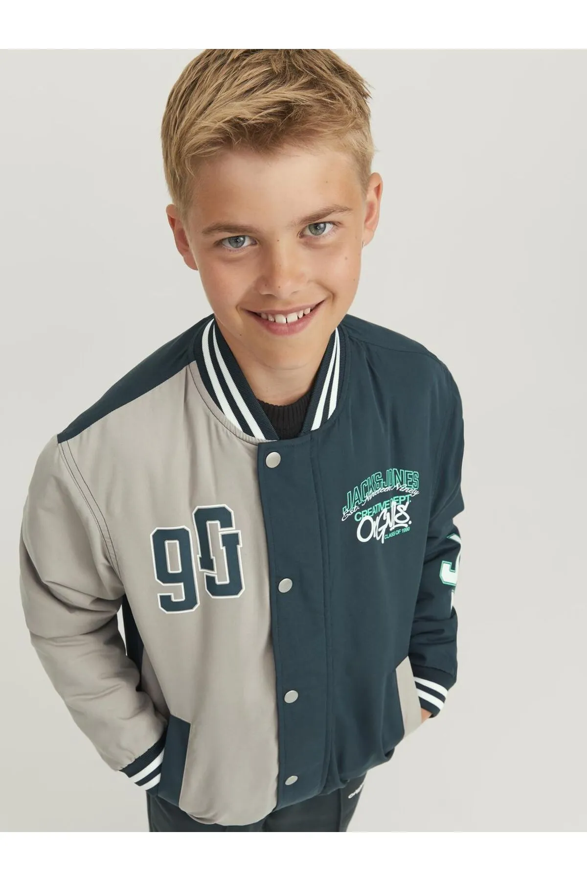 Jack & Jones Junior  Jacke - Grün - Regular Fit