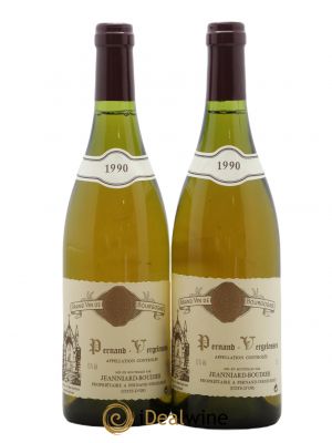 Pernand-Vergelesses Domaine Jeanniard Boudier 1990 - Lot de 2 Bouteilles