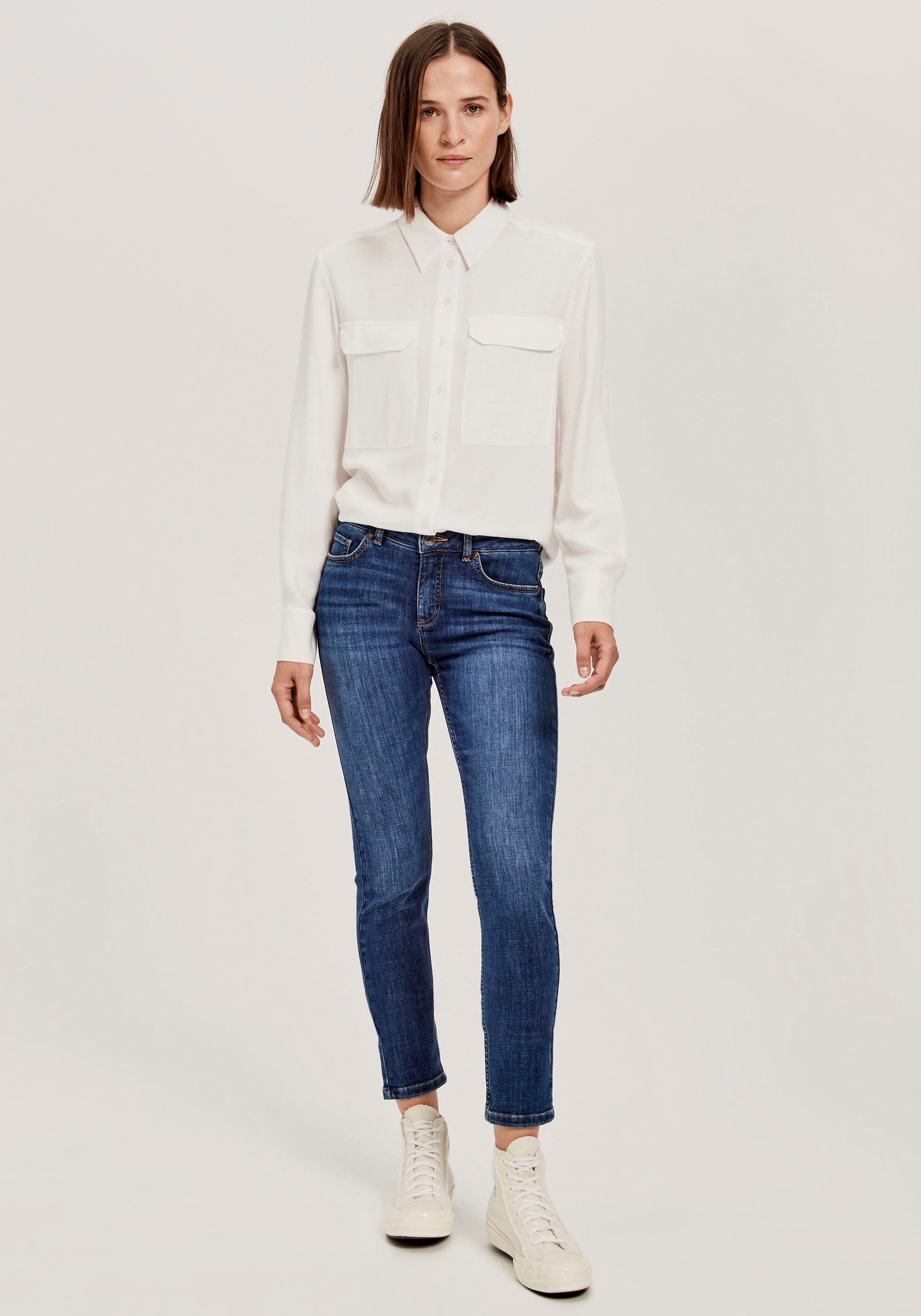 OPUS Skinny-fit-Jeans Elma in 7/8-Länge