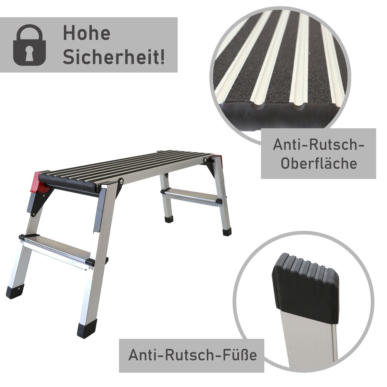 Lemodo Arbeitsplattform mit 2 Stufen
