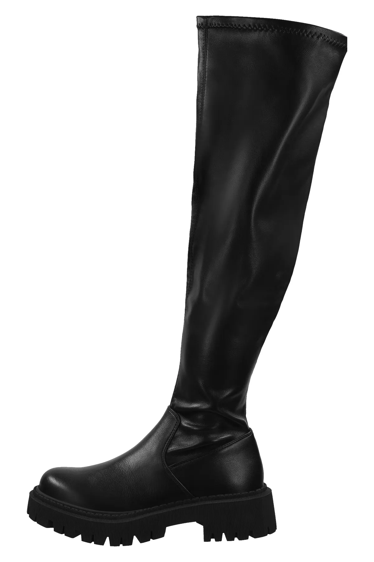 BULLBOXER  Stiefel - Schwarz - Blockabsatz