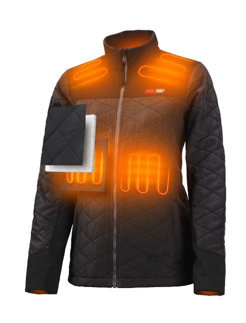 Milwaukee Accessories 4933464341 M12 HJPLADIES-0(M) M12™ Beheizbare Damen-Steppjacke Größe M