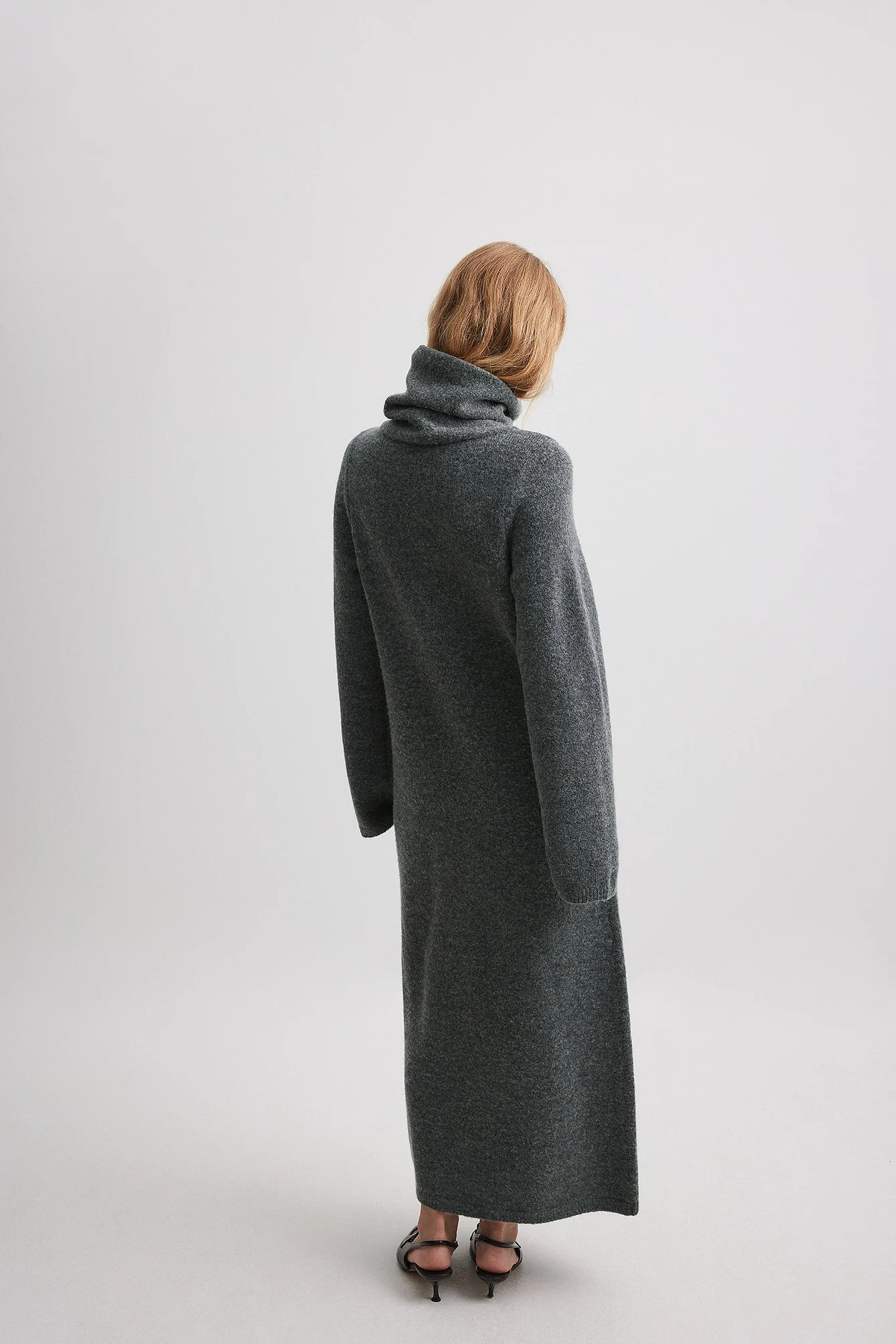 Maxi-Cardigan mit großem Revers