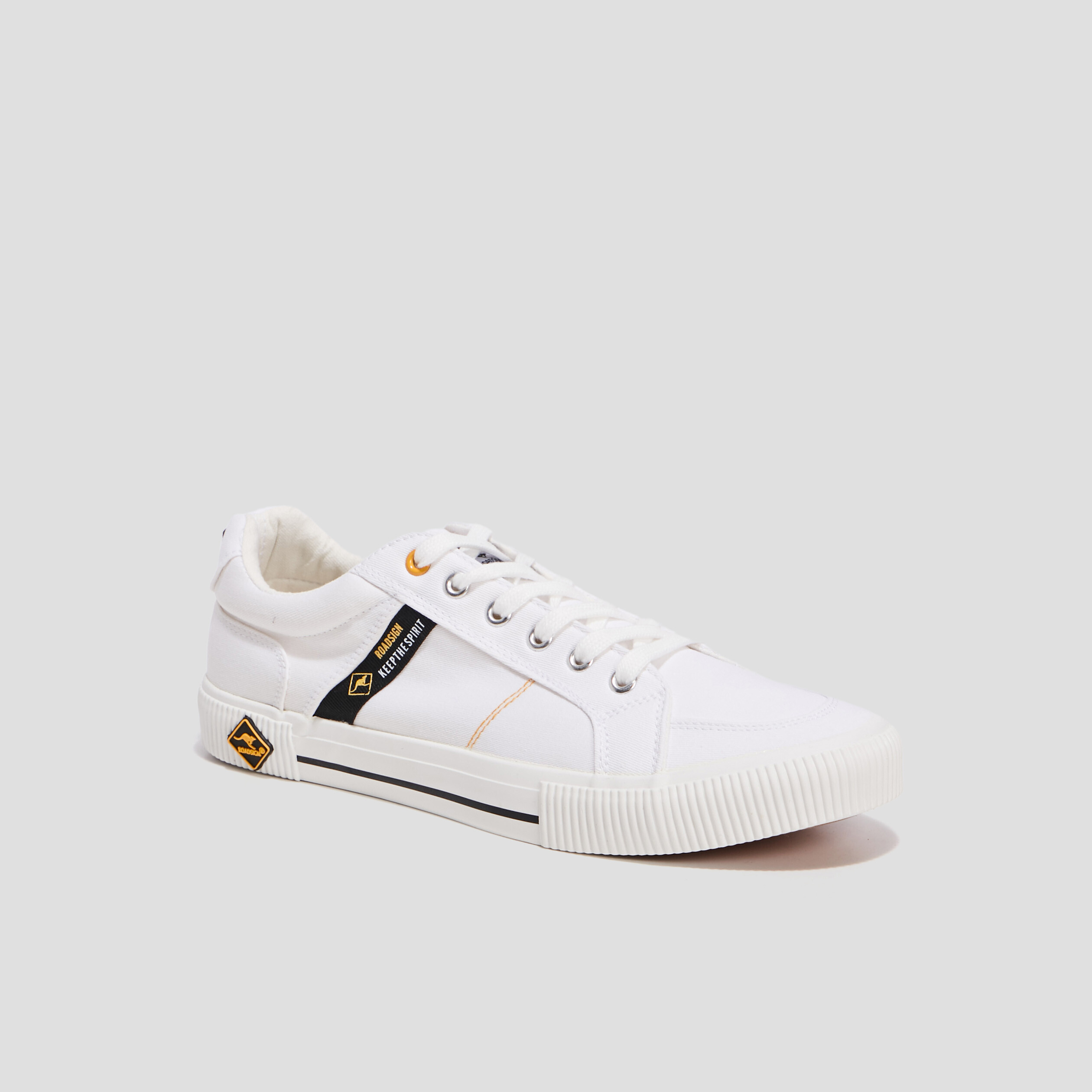 Tennis à lacets blanc homme | La Halle