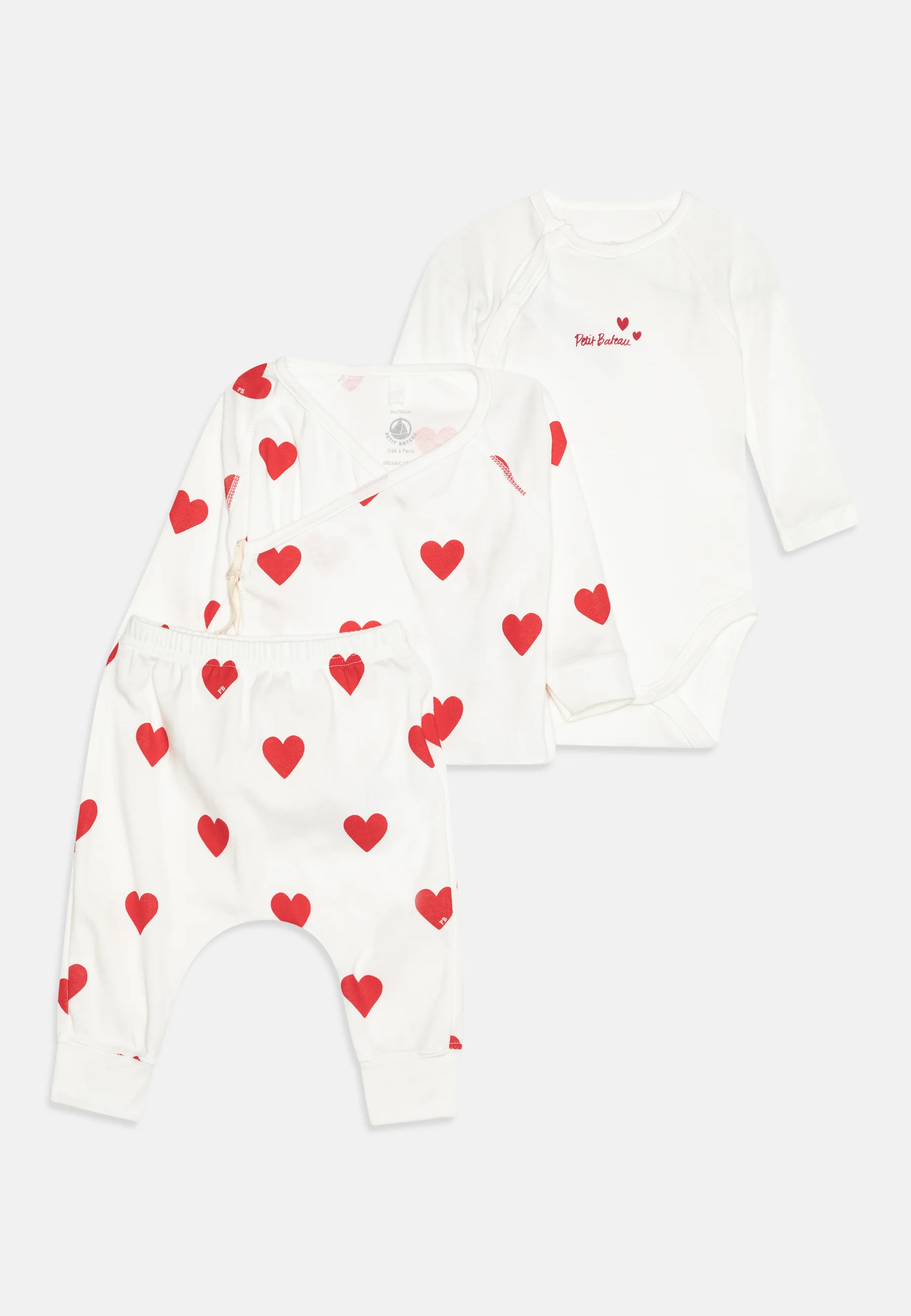 Petit Bateau BABY ENSEMBLE MALLA UNISEX SET - Pantalones