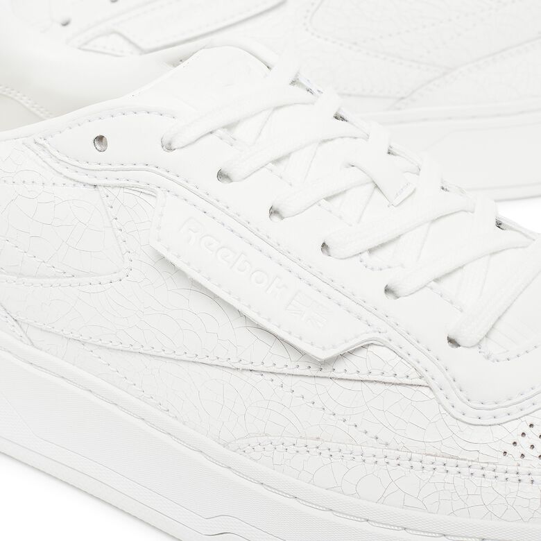 Reebok Club C LTD cracked white
