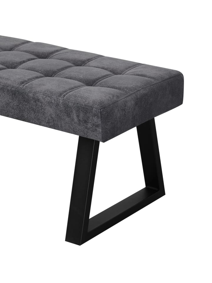 B&D Home Sitzbank DOLCE in Schwarz - (B)140 x (H)48 x (T)48 cm günstig kaufen 140 cm
