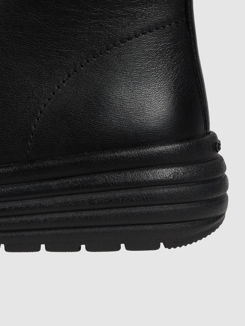 Boots aus Leder Modell 'Phaolae' in schwarz
