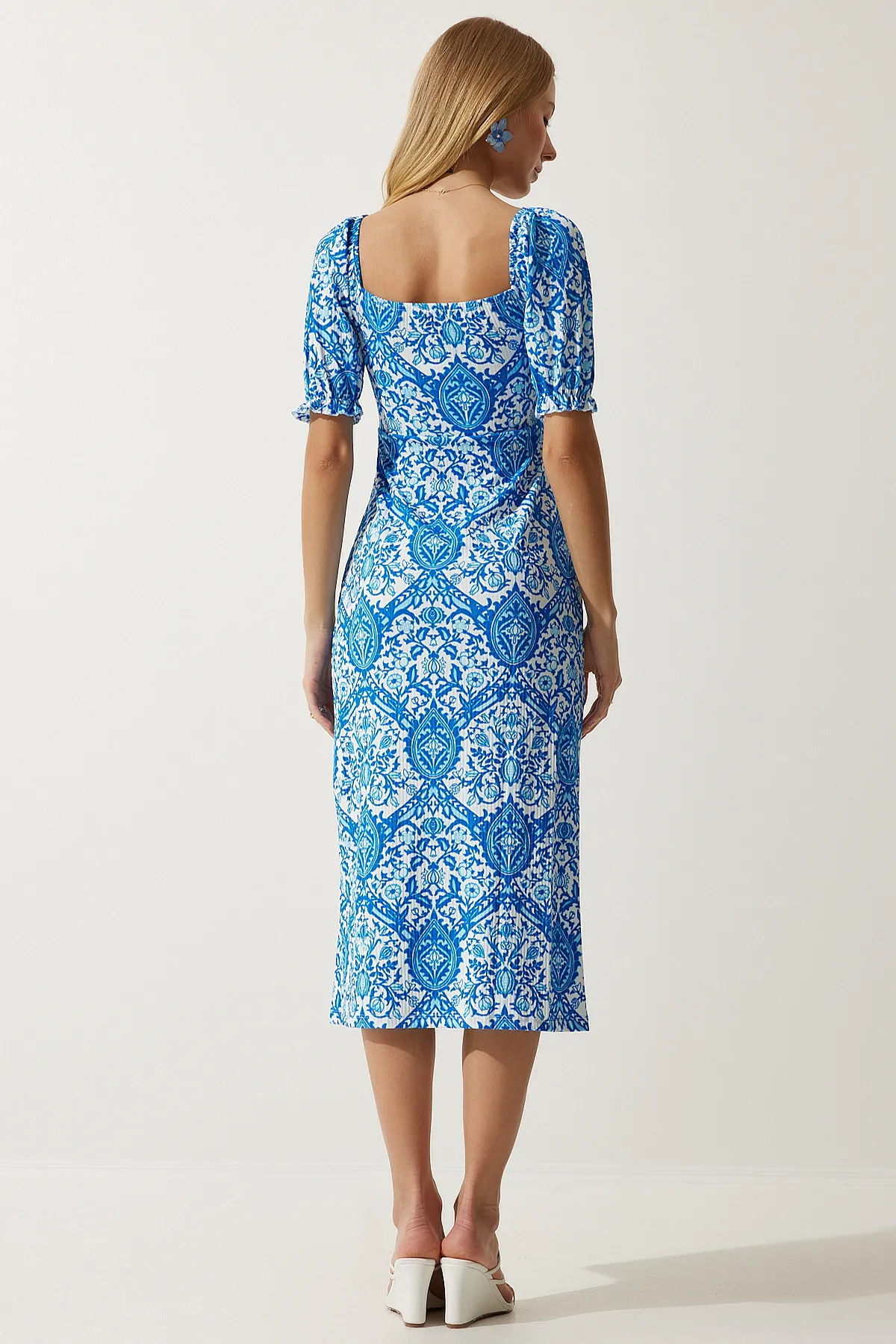 Happiness İstanbul  Kleid - Blau - A-Linie