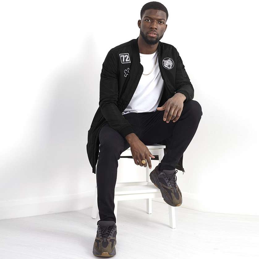 BRAVE SOUL Robinson Bagde Herren Kurzmantel MJK-ROBINSONBADG BLACK