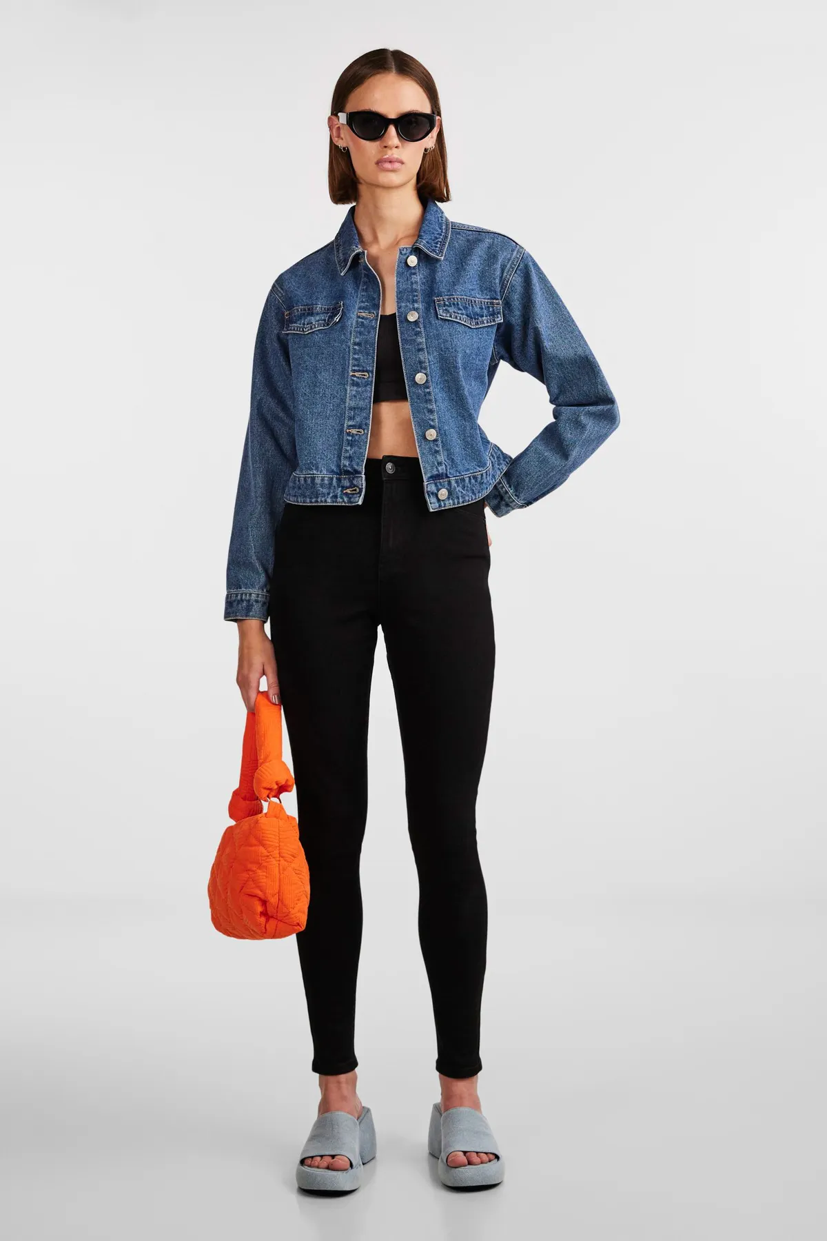 PIECES  Jeans - Schwarz - Skinny