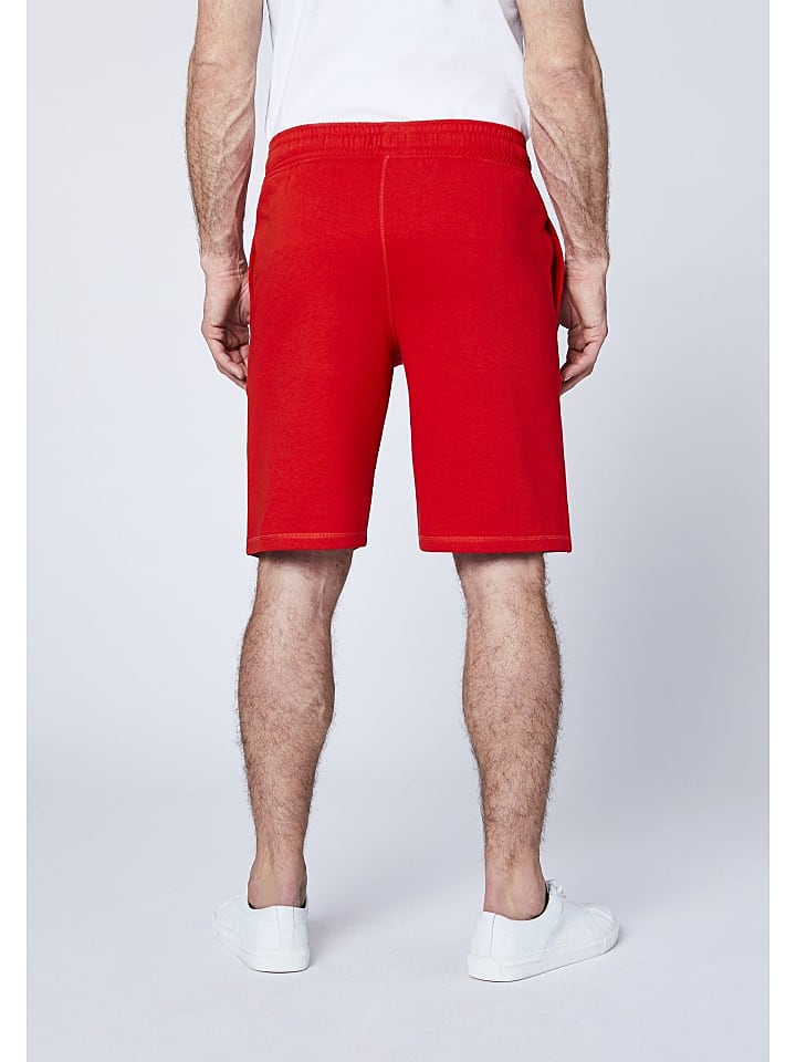 Oklahoma Jeans Sweatshorts in Flame Scarle günstig kaufen L