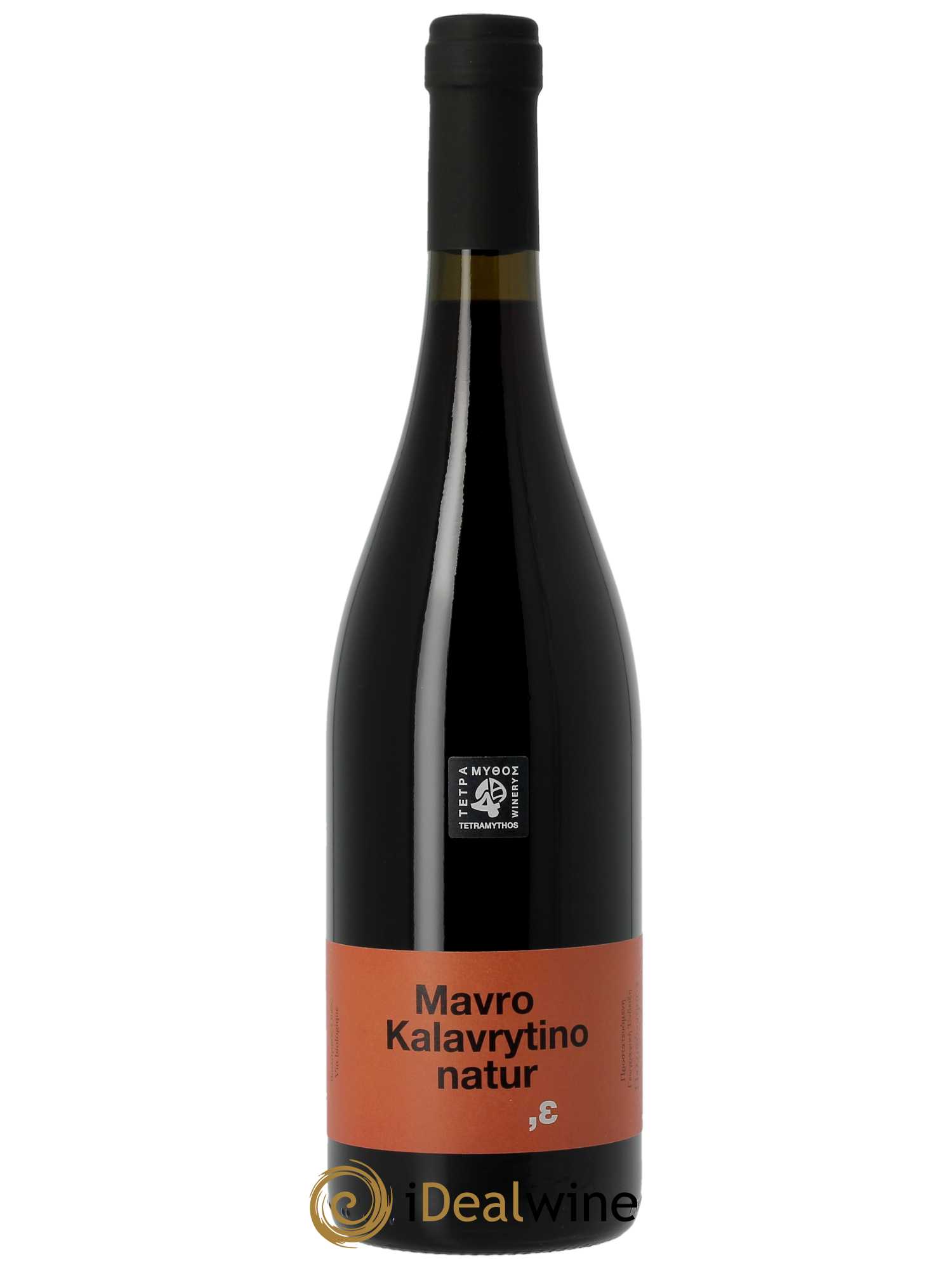 IGP Peloponèse Tetramythos Mavro Kalavrytino nature  2022 - Lot de 1 Bouteille