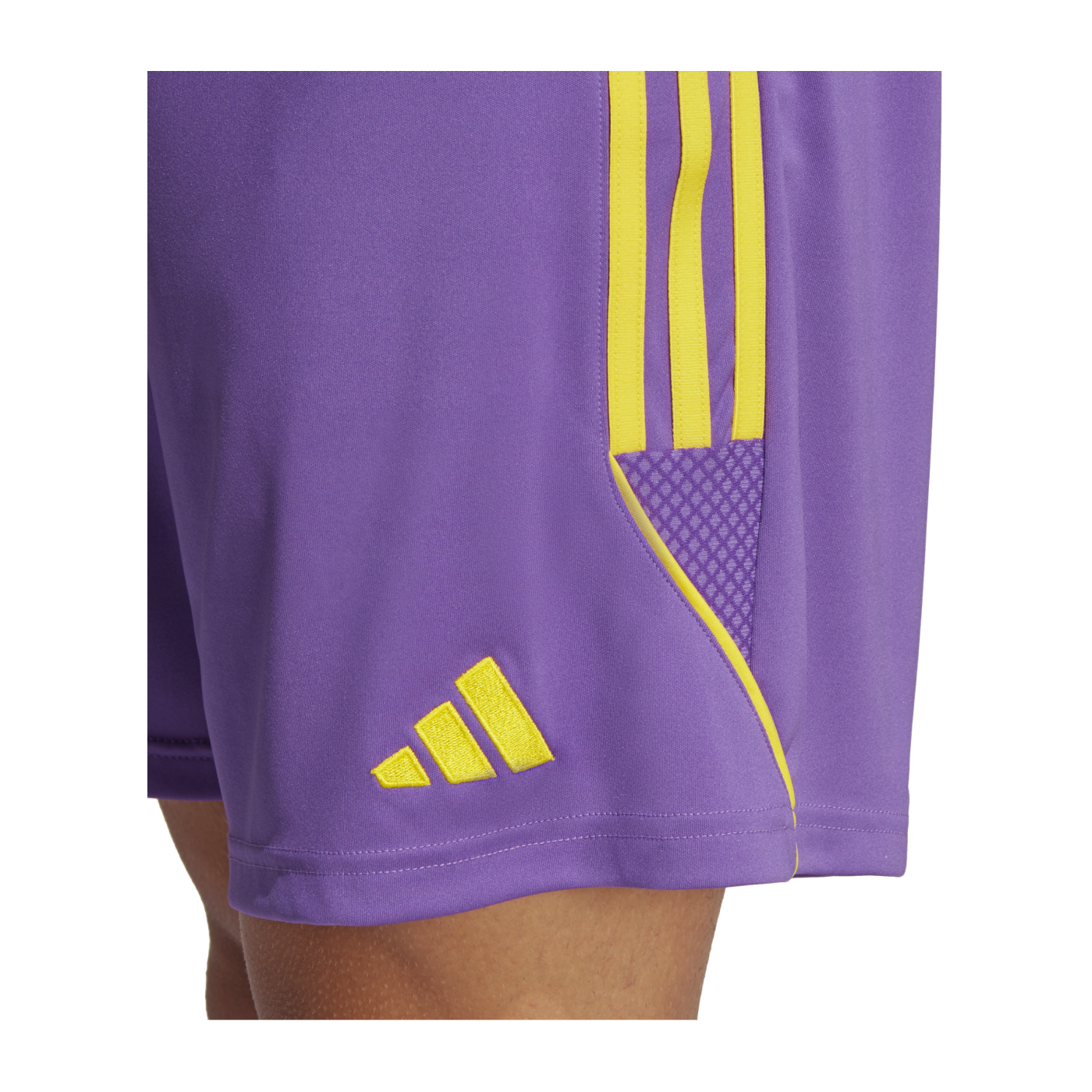 adidas Tiro 23 Short Lila Gelb
