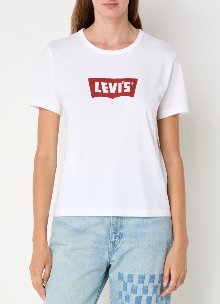 Ελαστικό μπλουζάκι με λογότυπο Levi's