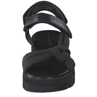 Tom Tailor Sandale in schwarz