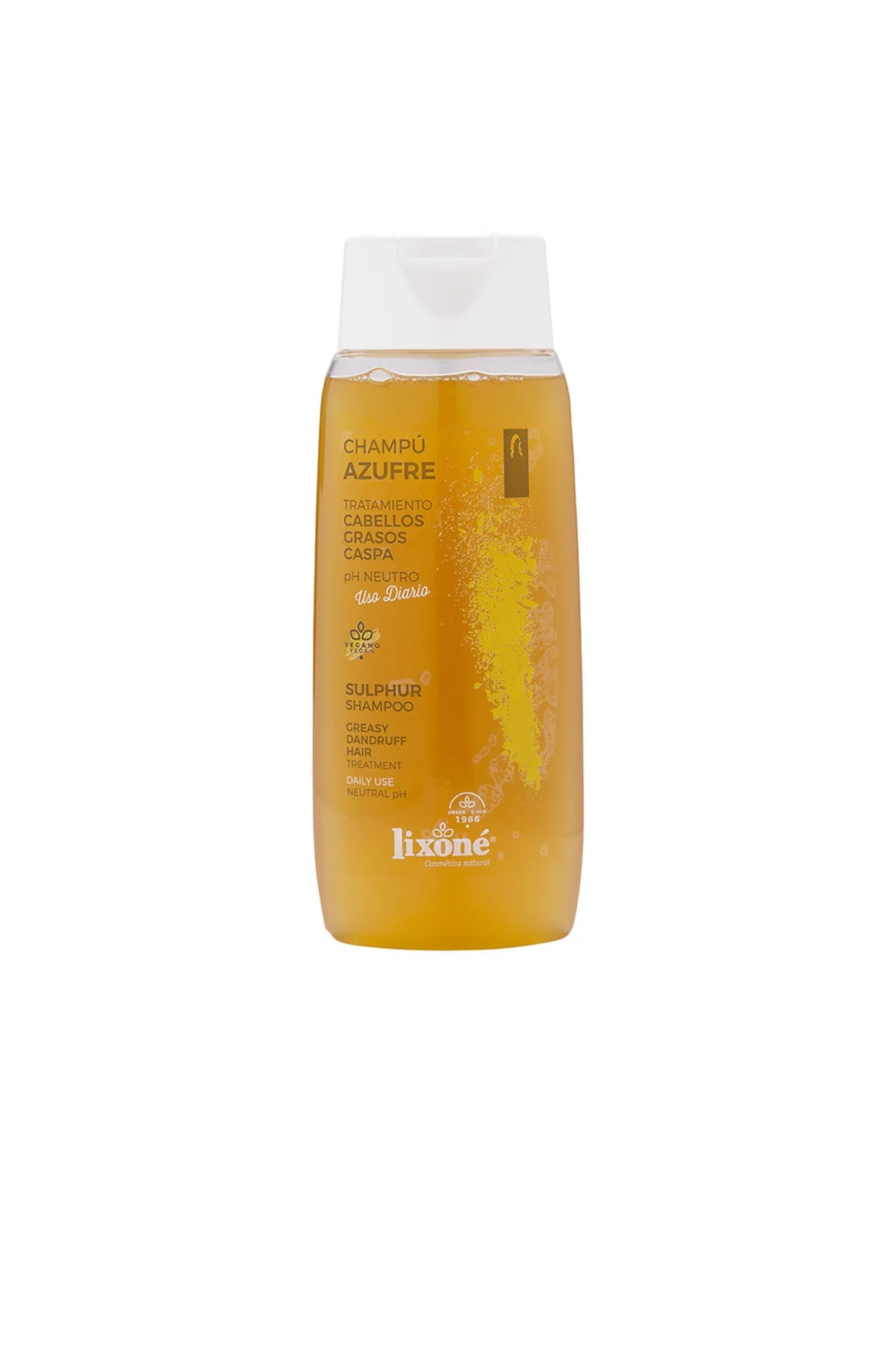 Lixone  Azufre Anti-Schuppen-Pflegeshampoo Vegano Lixone 250 ml