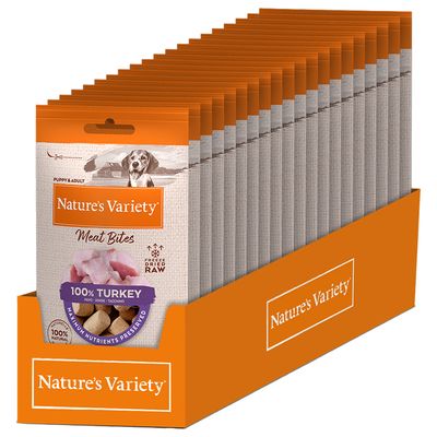Nature's Variety Gefriergetrocknete Fleischhappen für Hunde