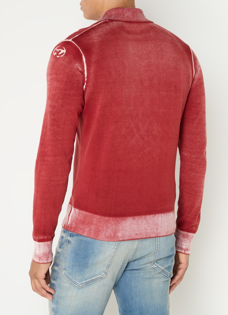 Maglione Diesel K-Lorenzo a maglia fine con finitura lavata