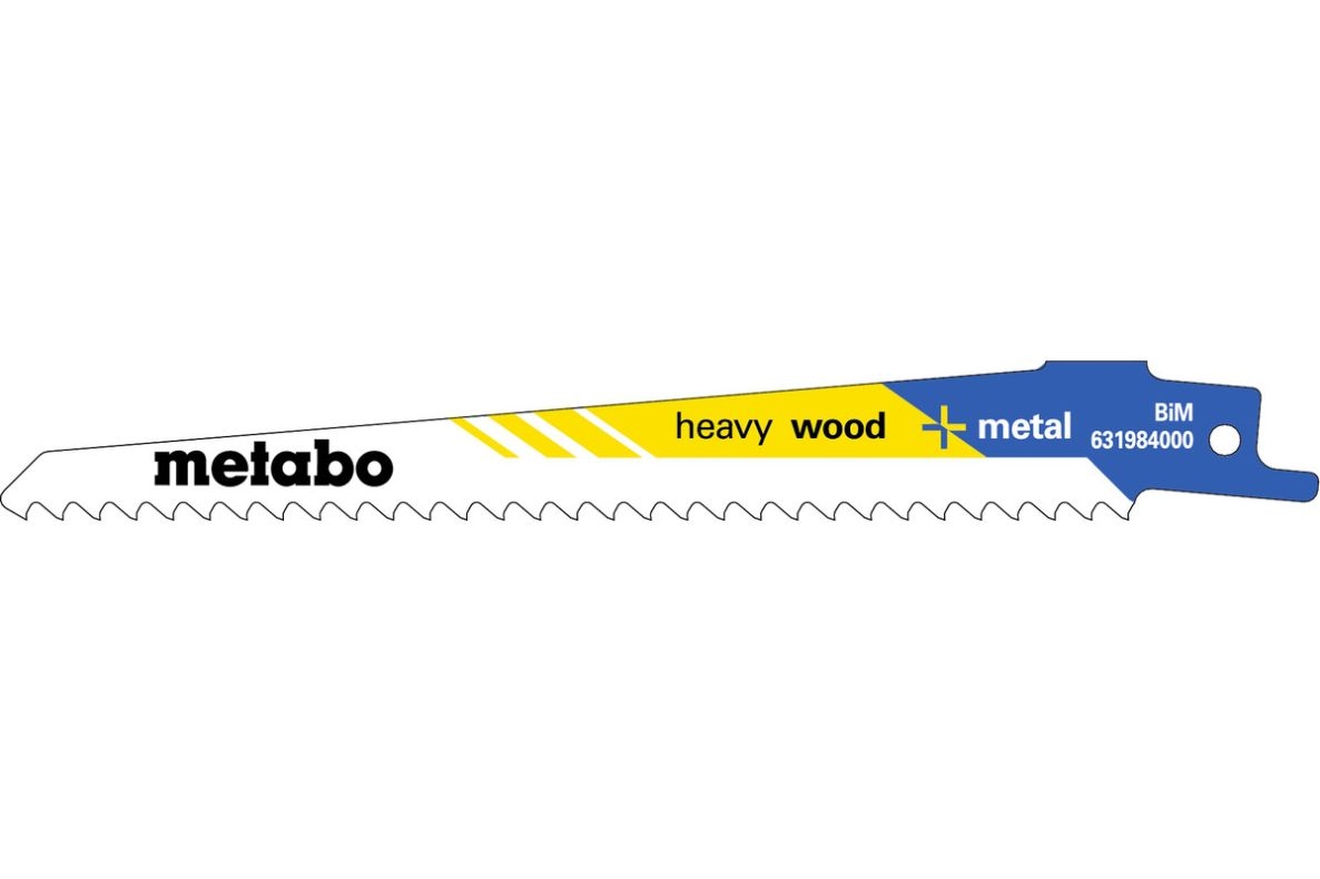 Metabo piederumi 628250000 Zobenzāģa asmeņi (25 gab.) BiM 150x1.25/3.2-5.1