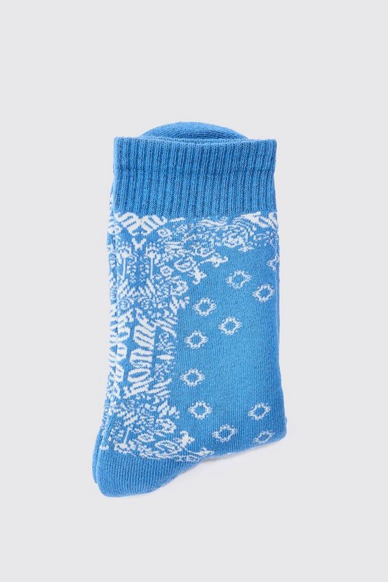 Socken mit Bandana-Print
