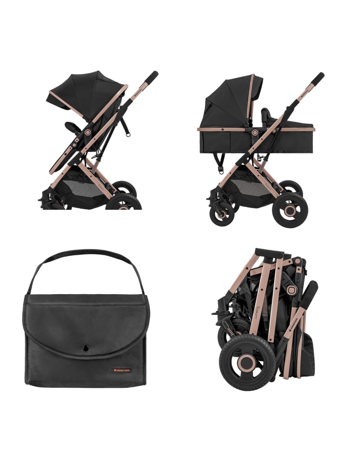 Kikkaboo Kinderwagen Scarlett 2 in 1 in schwarz günstig kaufen onesize