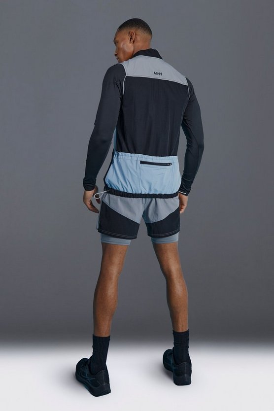 Man Active Colorblock Weste