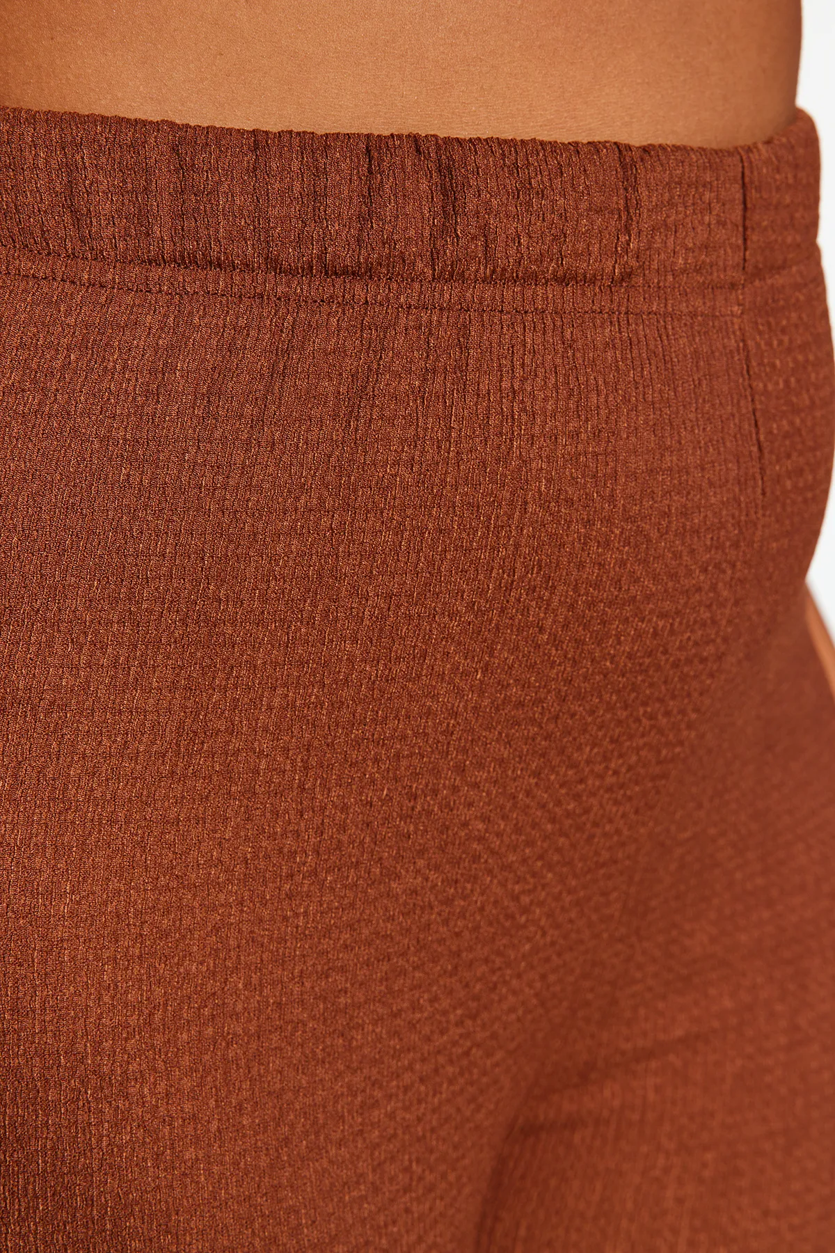 Trendyol Curve  Braune Strickhose TBBSS22PL0416