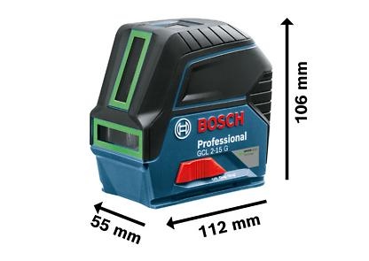 Bosch plavi 0601066J00 GCL 2-15 G profesionalni kombinovani linijski laser zeleni u koferu