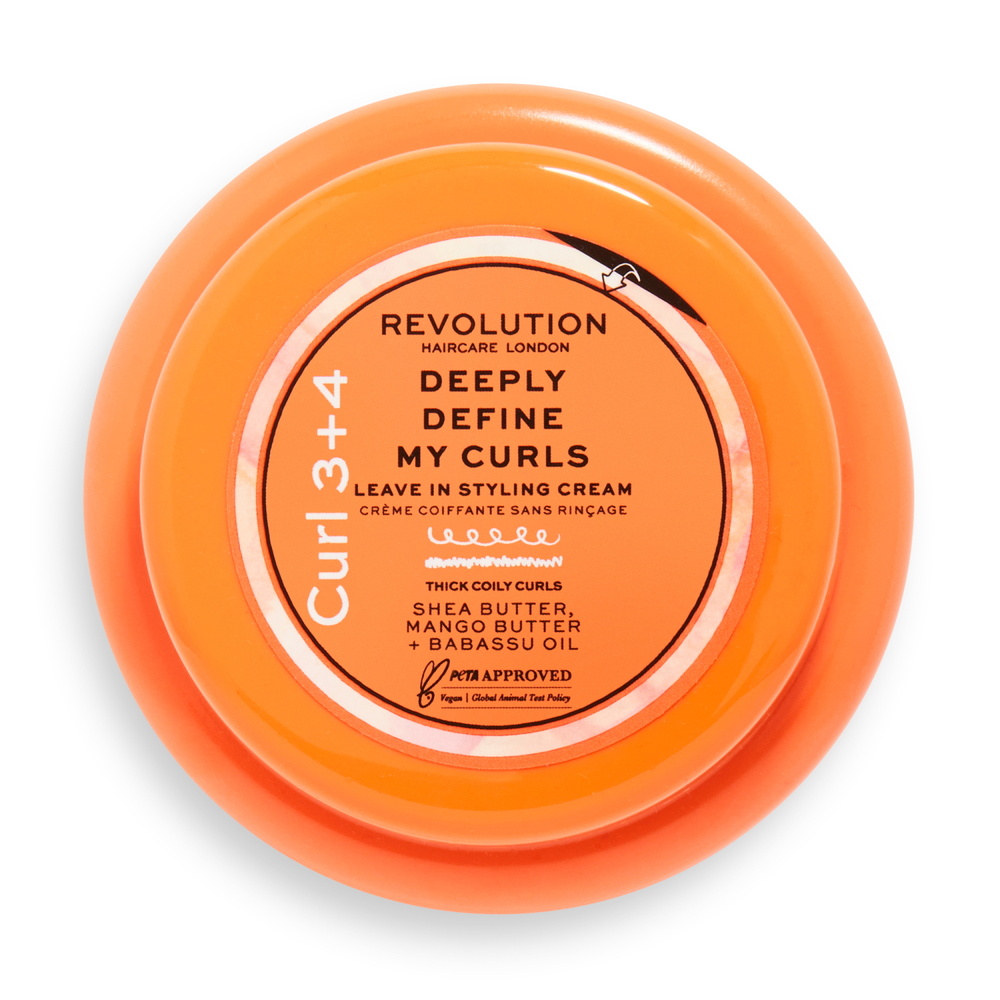 revolution hair Revolution Haircare Deeply Define My Curls Leave In Styling Cream Crème coiffante