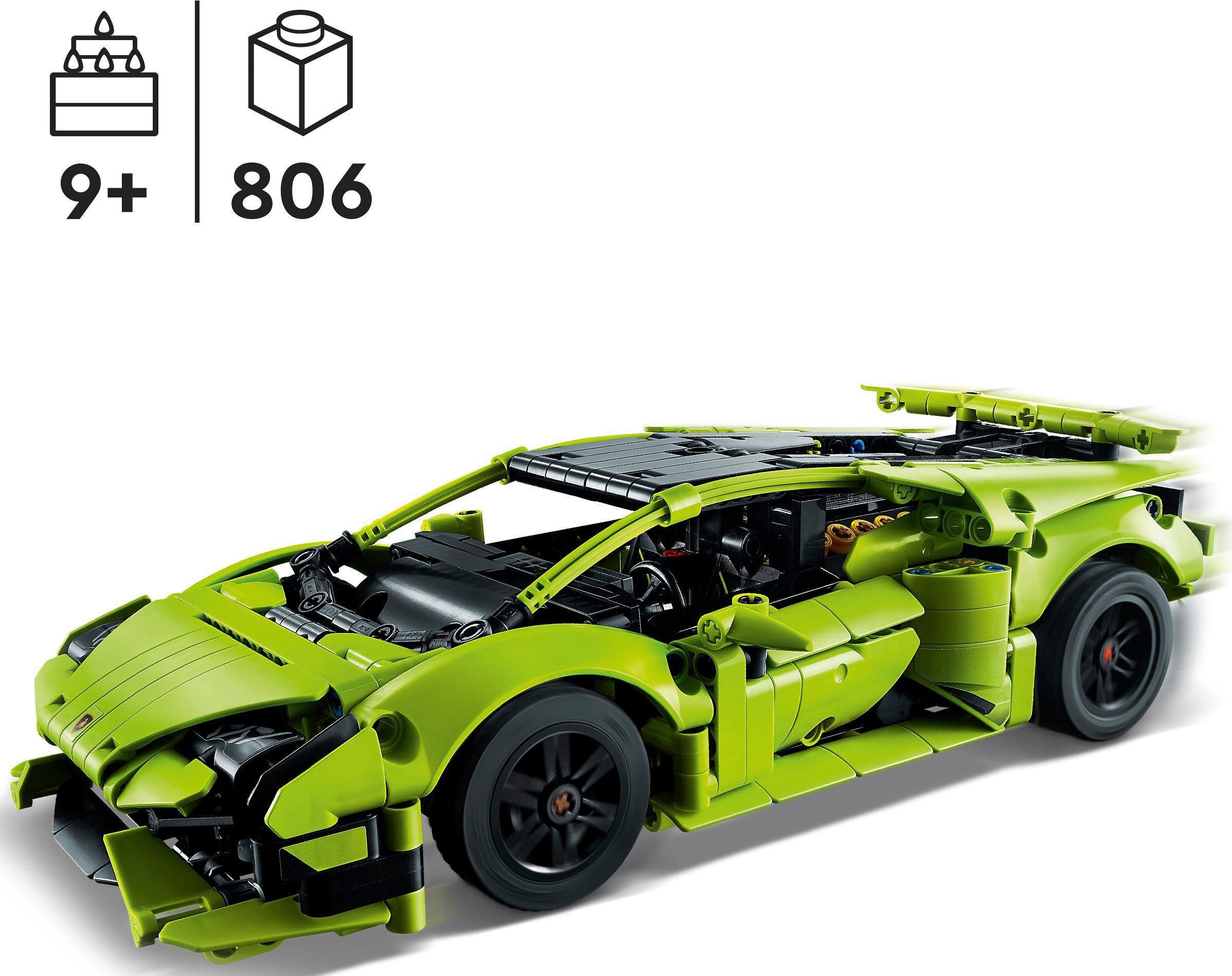 LEGO® Konstruktionsspielsteine Lamborghini Huracán Tecnica (42161), LEGO® Technic, (806 St), Made in Europe