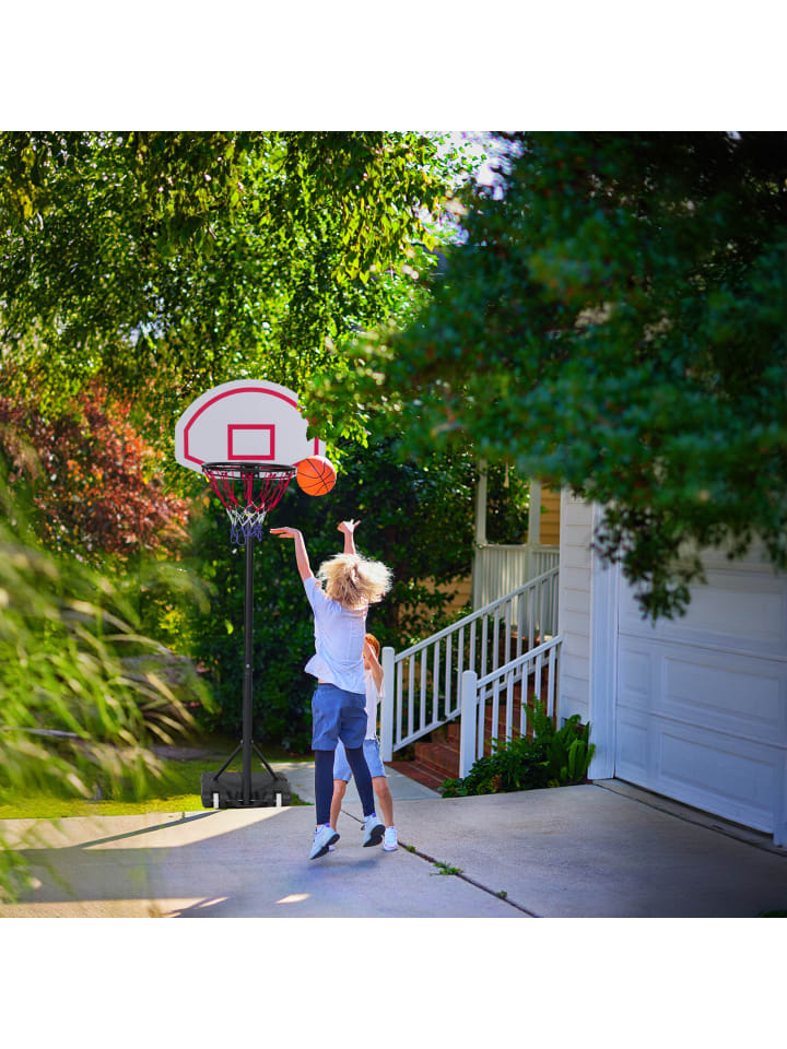 relaxdays Basketballständer in Schwarz/ Weiß günstig kaufen onesize