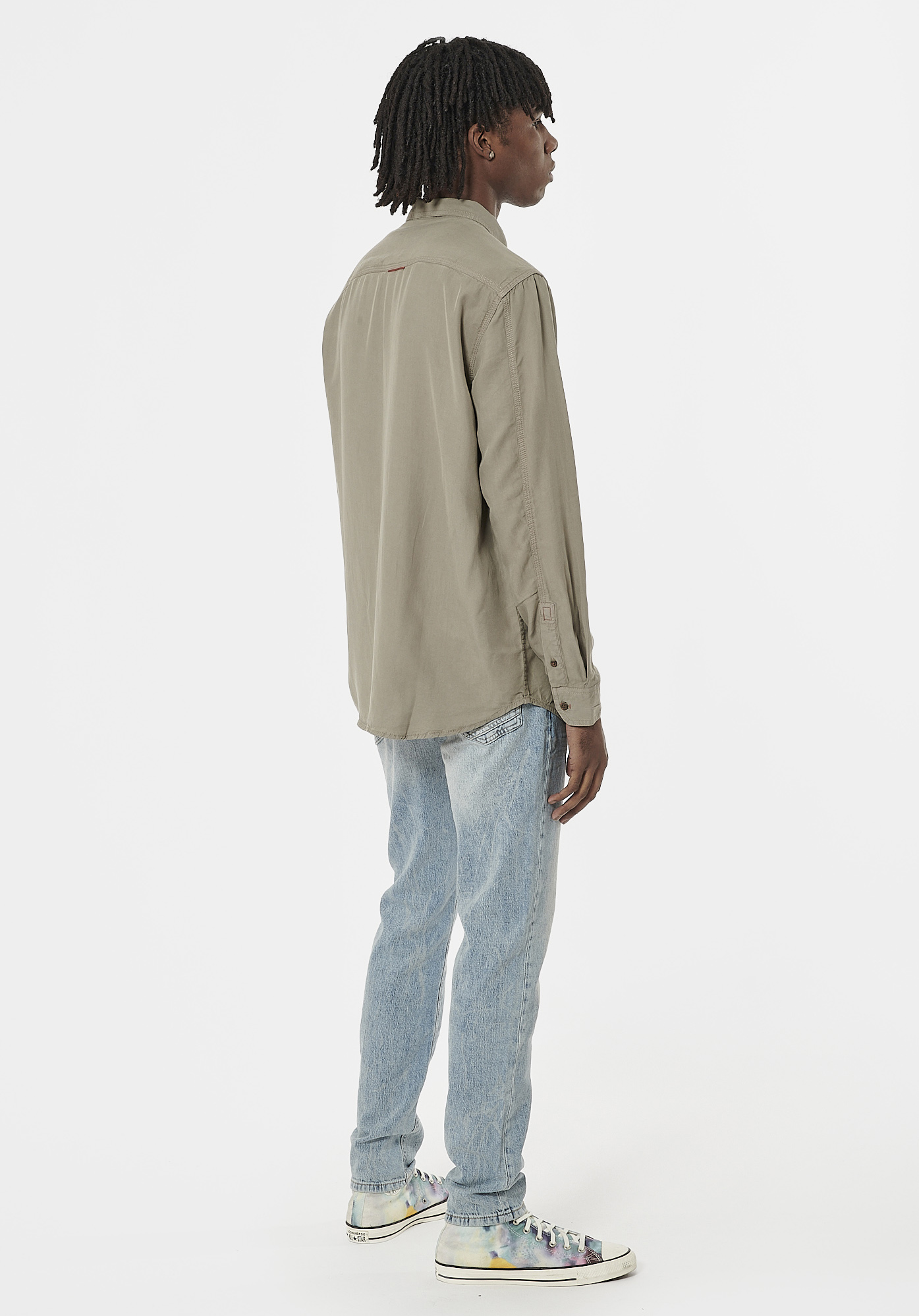 MALIK  Chemise kaki Homme