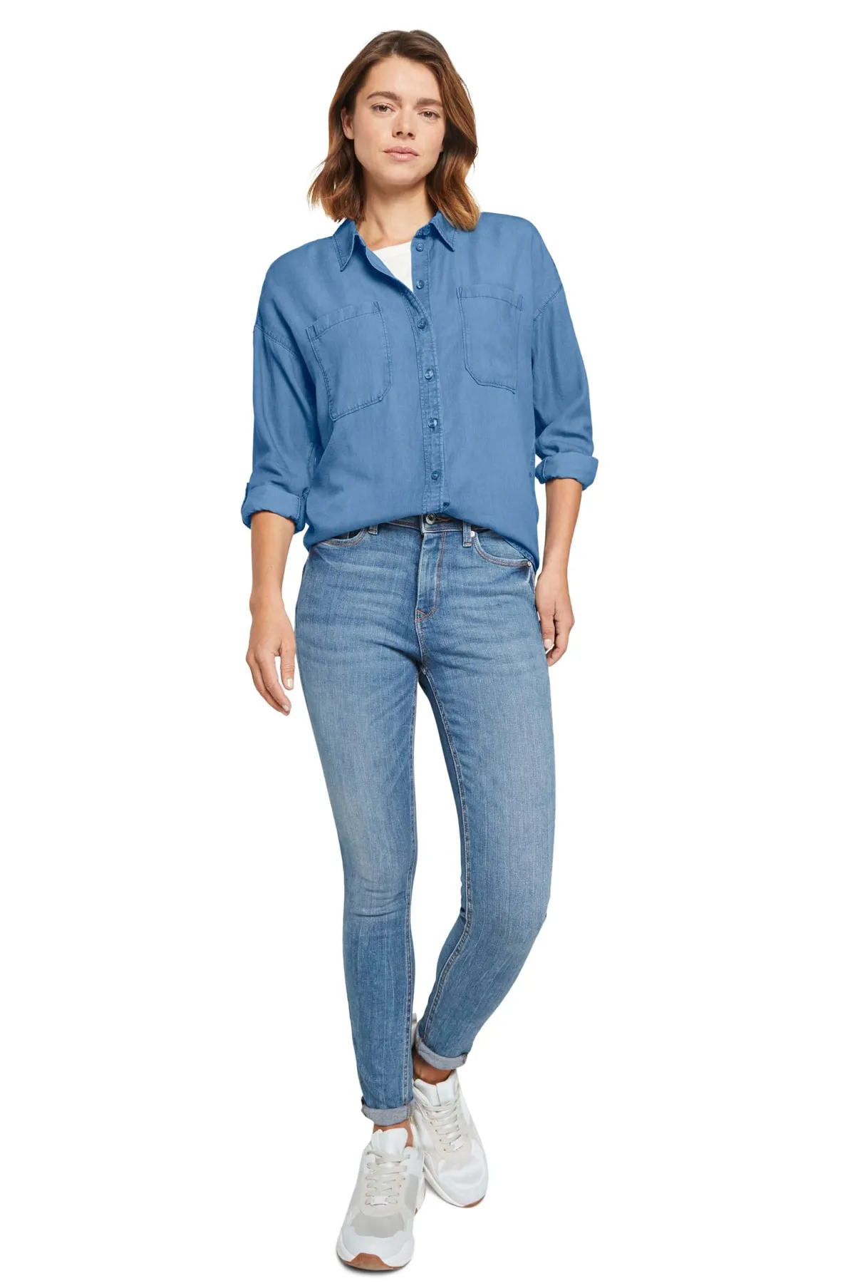 Tom Tailor Denim  Hemd - Blau - Regular Fit