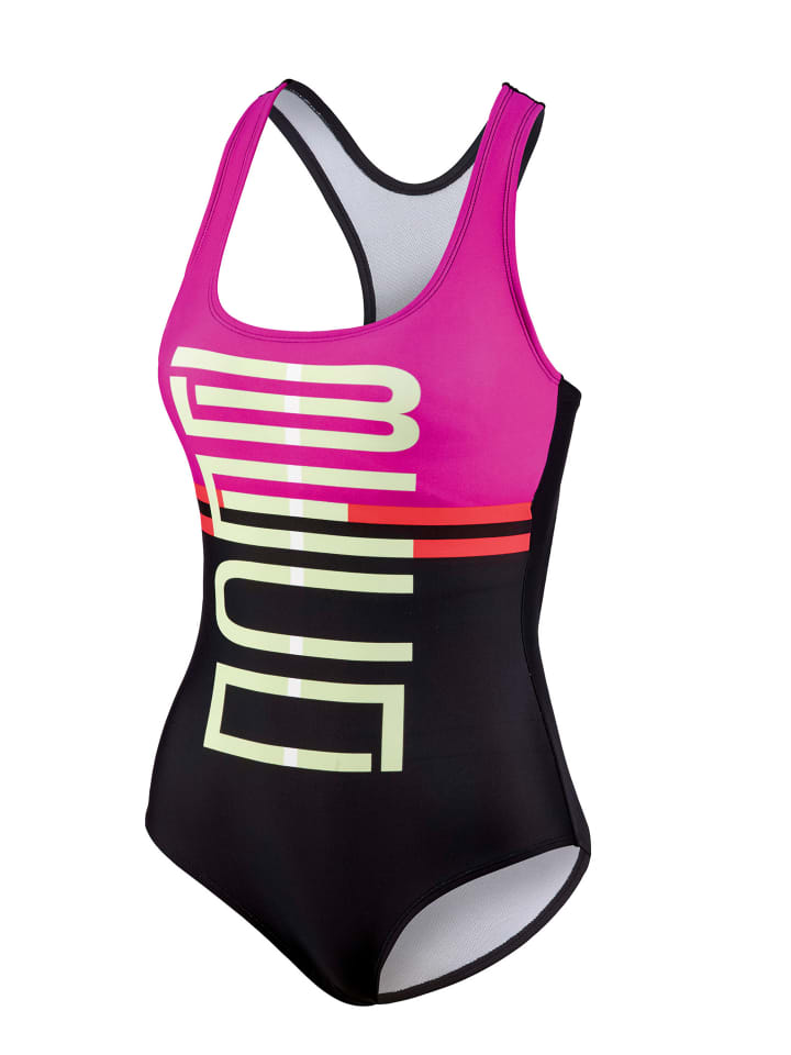 BECO the world of aquasports Badeanzug Maxpower Swimsuit in schwarz-pink günstig kaufen