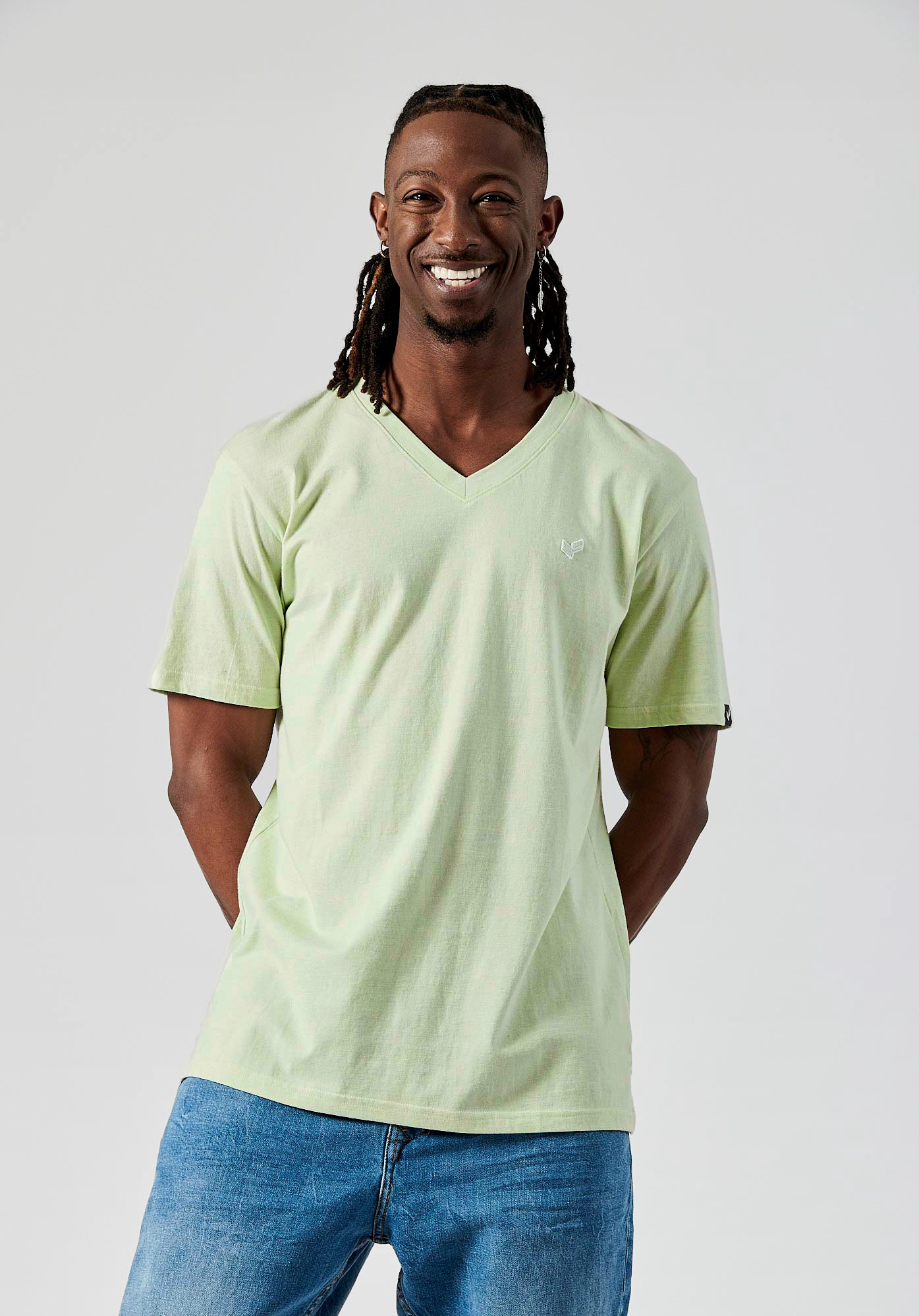 SAVE   T-shirt vert Homme en 100% coton
