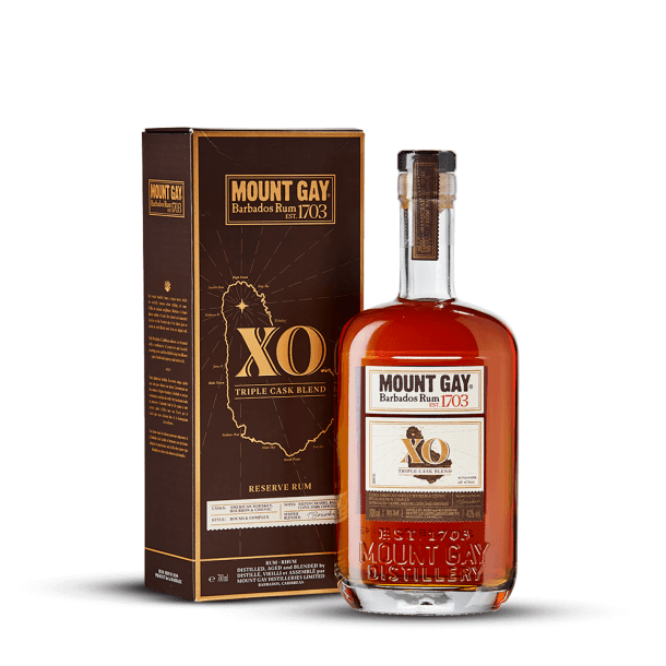 Mount Gay XO Triple Cask 43% + étui
