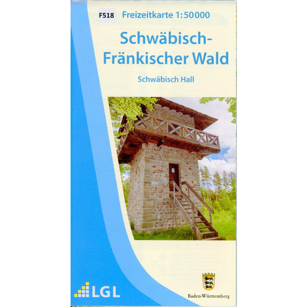 LGL BW 50 000 Freizeit Schwäbischer Wald - Wanderkarte