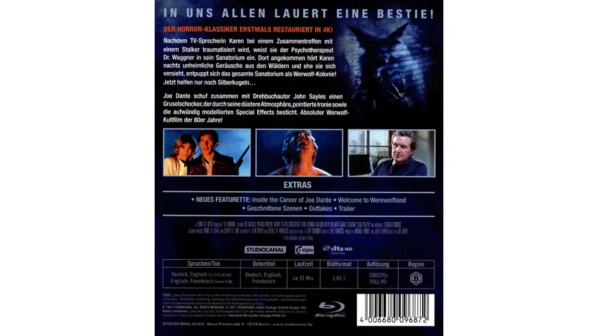 The Howling - Das Tier - Digital Remastered in 4K