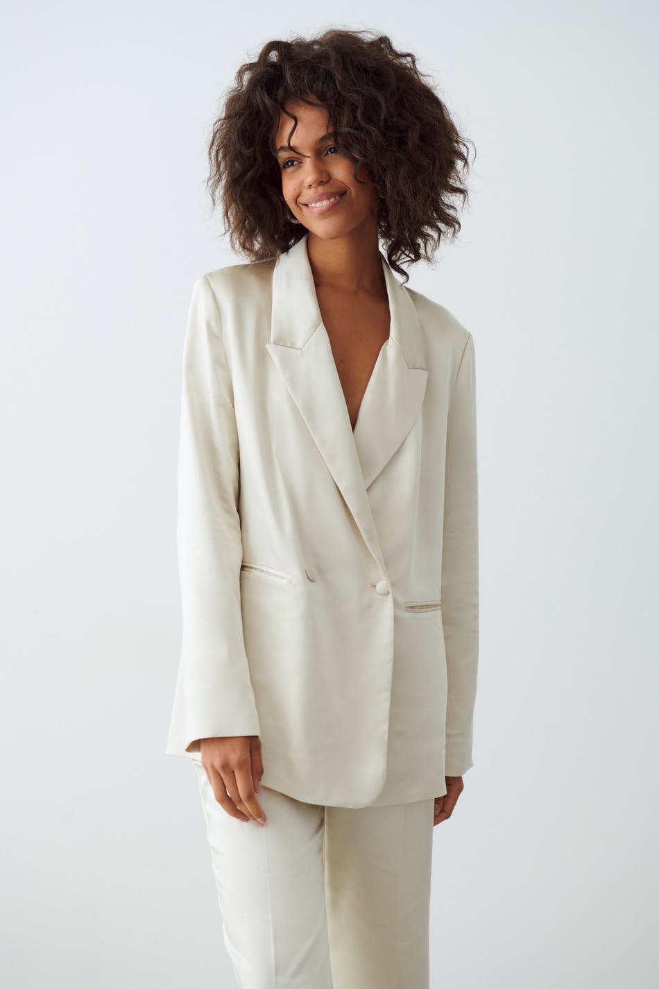 Sussi satin blazer