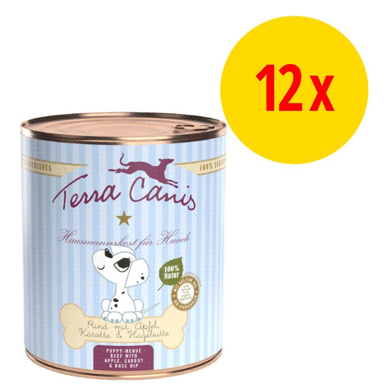 Sparpaket Terra Canis Welpenmenü 12 x 800 g