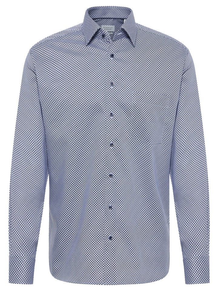 Eterna Hemd MODERN FIT in blau günstig kaufen