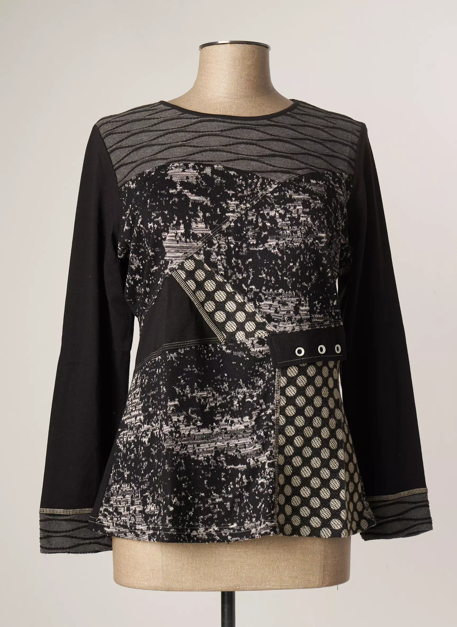 Quatre Vingt Jours Sous Pulls 1 Femme couleur noir