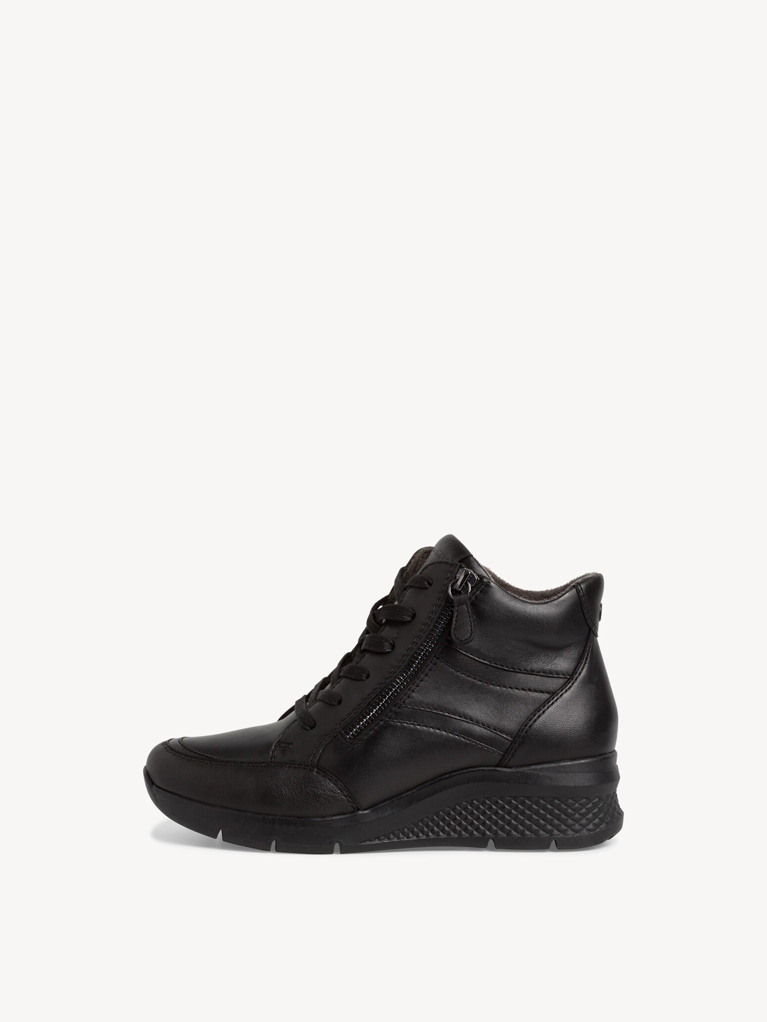 Basket en cuir - noir