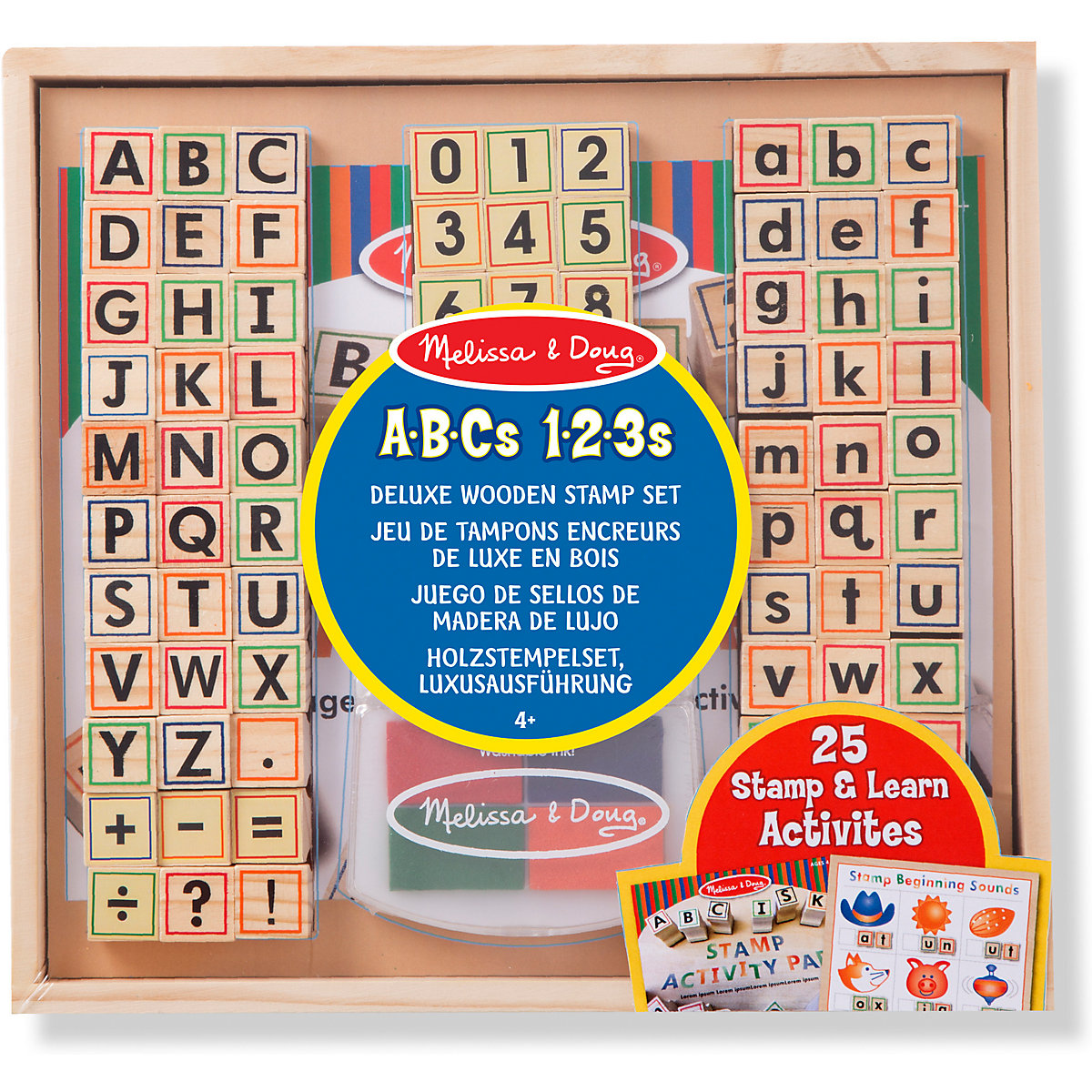 Holzstempelset ABC & 123