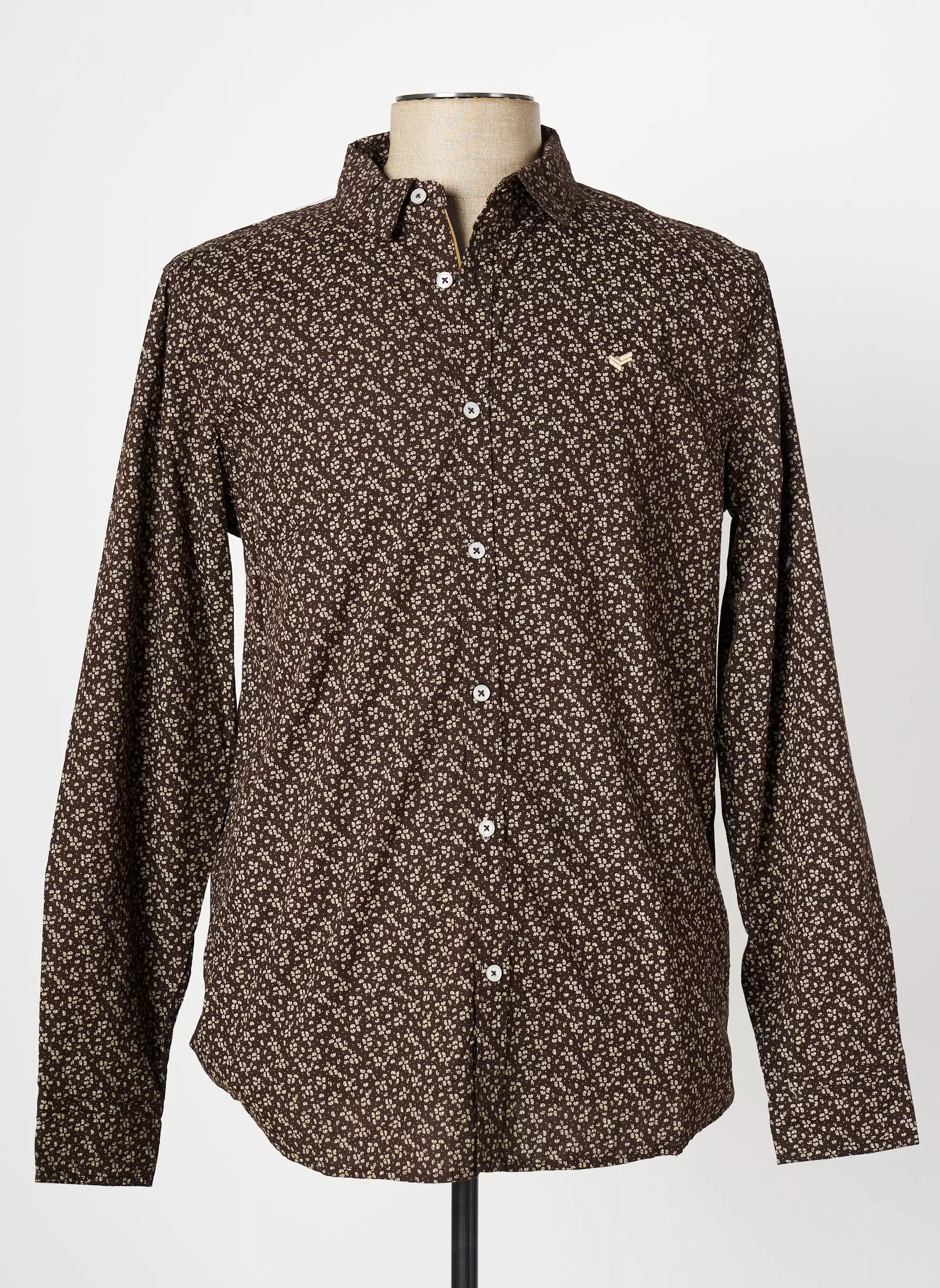 Kaporal Manches Longues Homme couleur marron