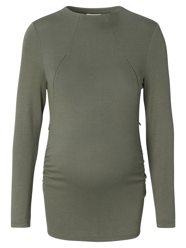 Noppies Still-Shirt Rosa in Olive günstig kaufen