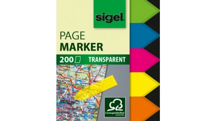 sigel Haftmarker Pfeile 200 Blatt versch. Farben