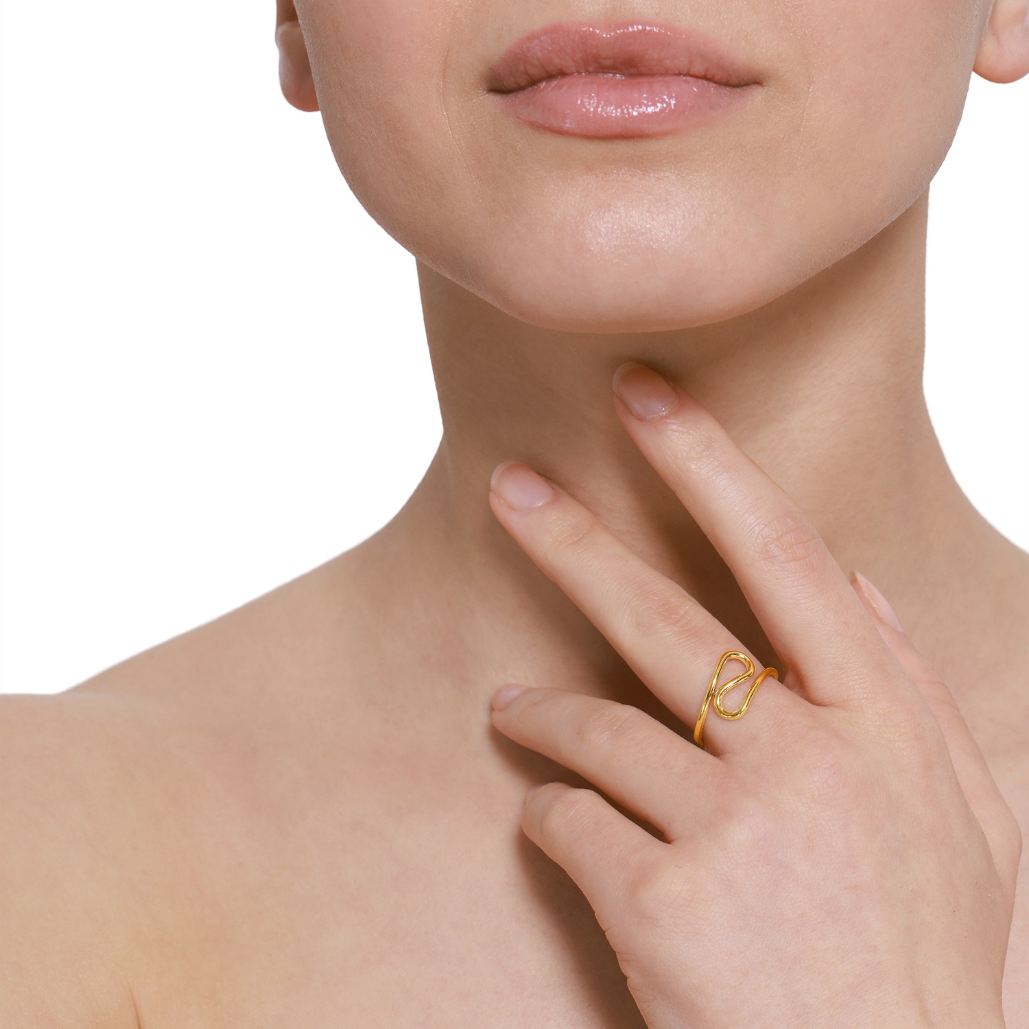 Anello Heideman Licin, colore oro